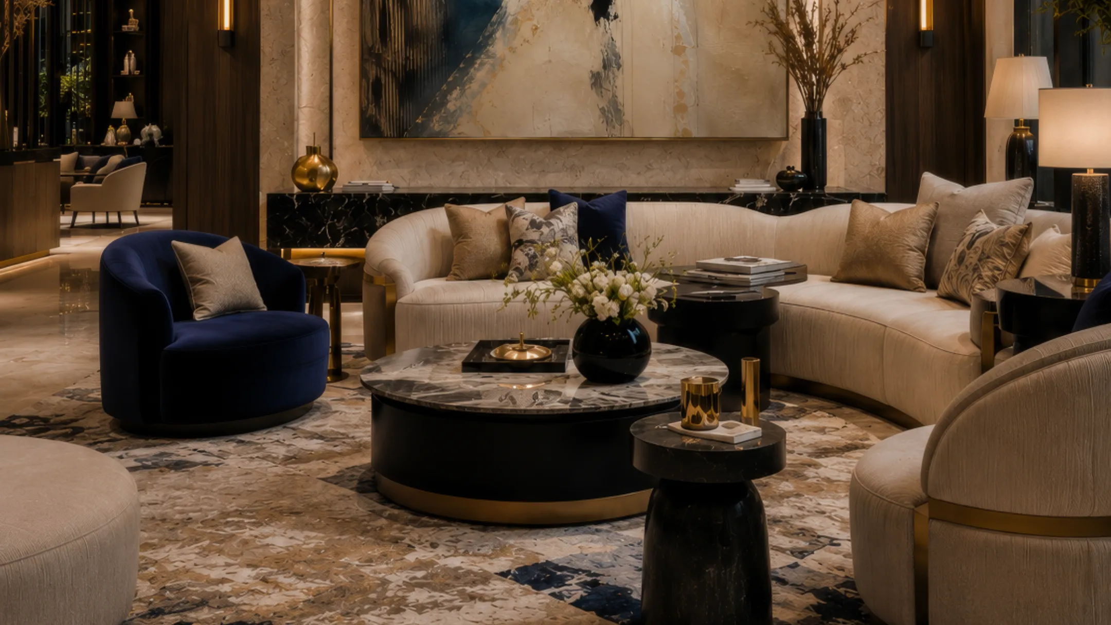A staged Sydney living room ready to prepare for property video, decluttered and evenly lit